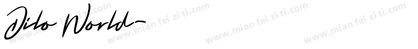 Dilo World字体转换